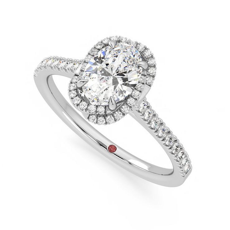 Taylor & Hart Entwine Oval Engagement Ring 0