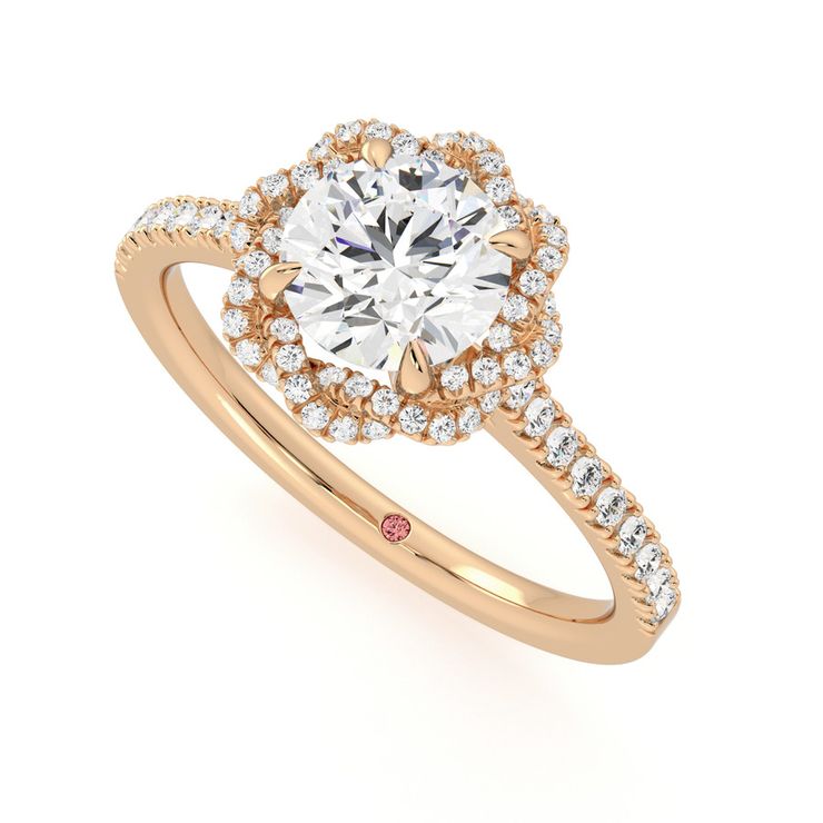 Taylor & Hart Entwine Round Engagement Ring 0