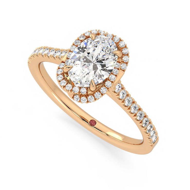 Taylor & Hart Entwine Oval Engagement Ring 0