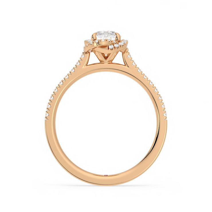 Taylor & Hart Entwine Oval Engagement Ring 1