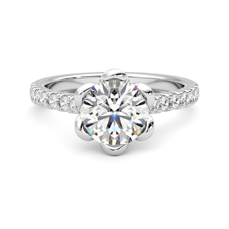 Taylor & Hart Blossom Round Engagement Ring 0