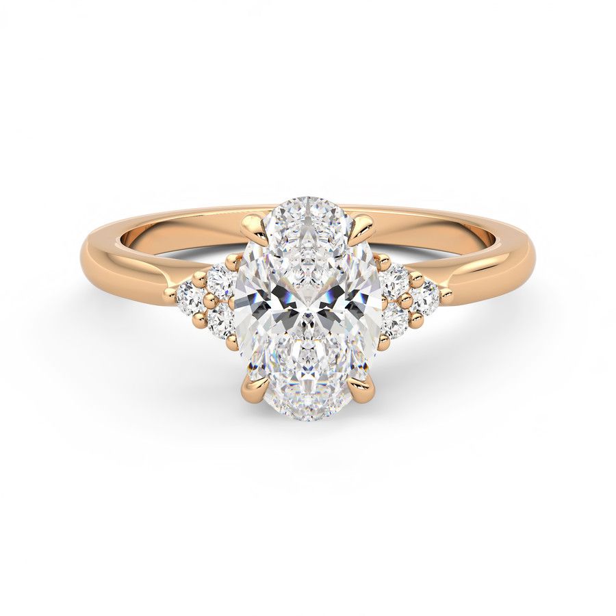 Taylor & Hart Divinity Oval Engagement Ring 0