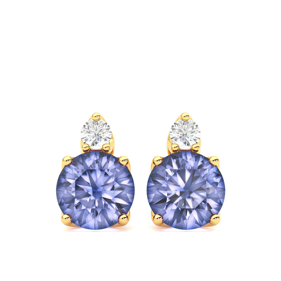 Taylor & Hart Fiore Earrings Yellow Earrings