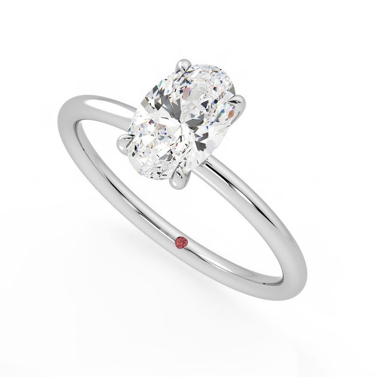 Taylor &amp; Hart Demure Ring - 1.00ct Oval Lab-Grown Diamond Ready to Go Ring 0