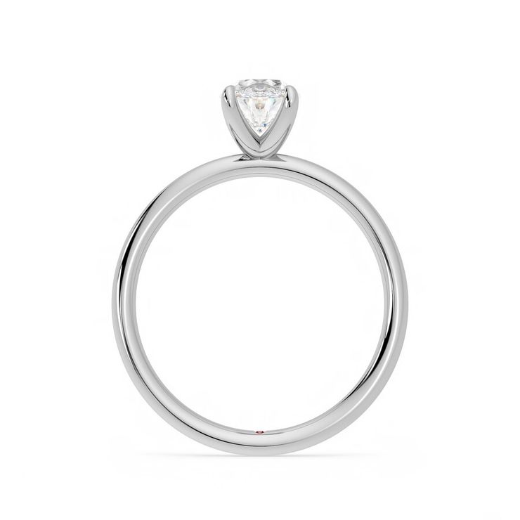 Taylor &amp; Hart Demure Ring - 1.00ct Oval Lab-Grown Diamond Ready to Go Ring 1