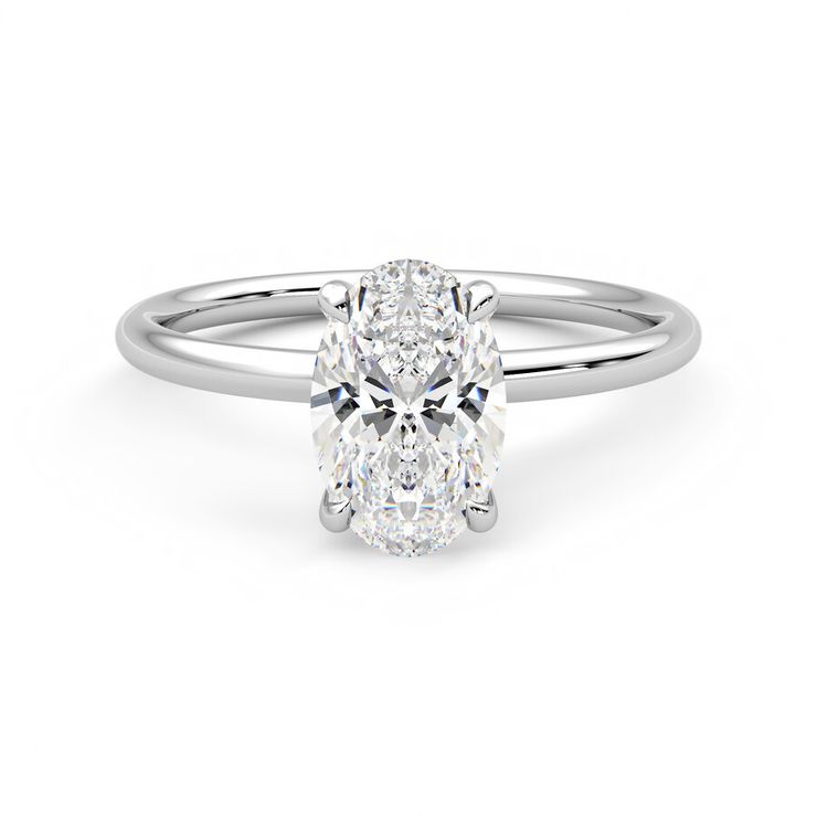 Taylor &amp; Hart Demure Ring - 1.00ct Oval Lab-Grown Diamond Ready to Go Ring 2
