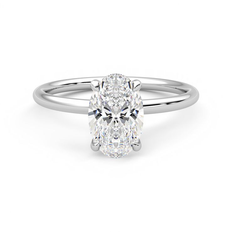 Taylor & Hart Demure Ring - 1.50ct Oval Diamond Ready to Go Ring 1