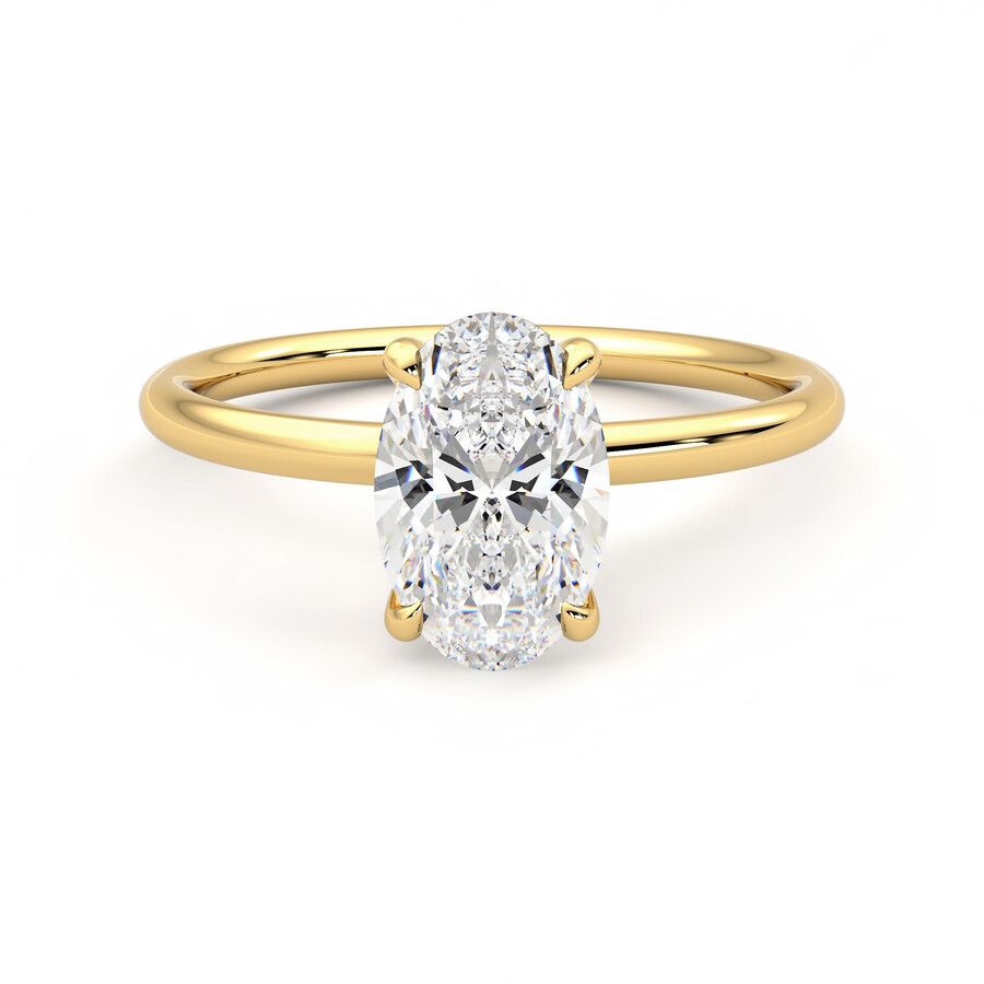 Taylor &amp; Hart Demure Ring - 1.00ct Oval Diamond Ready to Go Ring 2