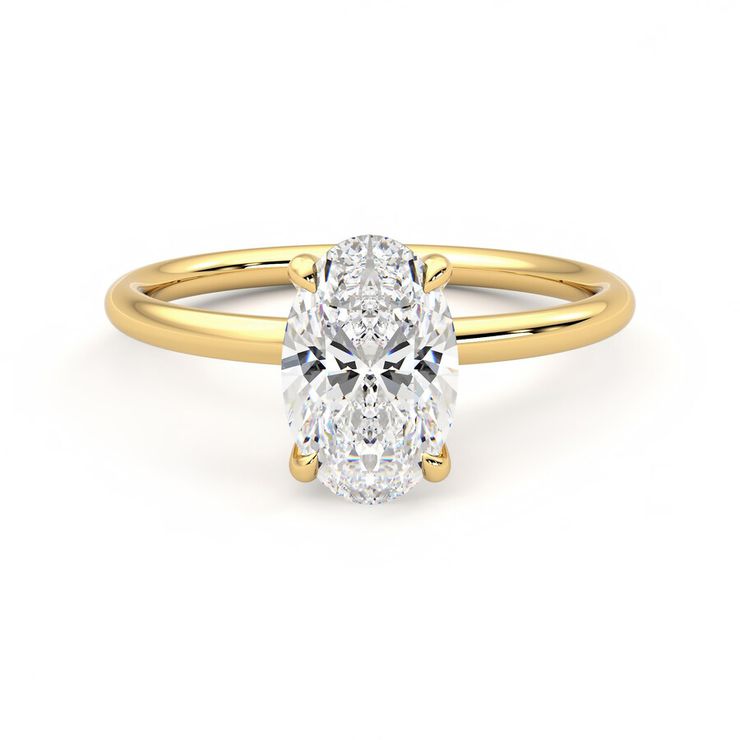 Taylor &amp; Hart Demure Ring - 1.50ct Oval Lab-Grown Diamond Ready to Go Ring 2