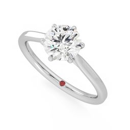 Taylor &amp; Hart Eve Ring - 0.70ct Round Lab-Grown Diamond Ready to Go Ring 0