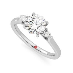 Taylor &amp; Hart Faith Ring - 0.70ct Round Lab-Grown Diamond Ready to Go Ring 0