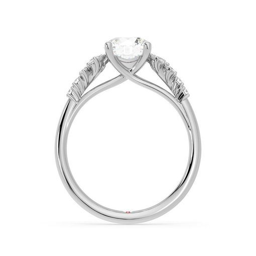 Taylor &amp; Hart Marula Ring - 0.70ct Round Lab-Grown Diamond Ready to Go Ring 1