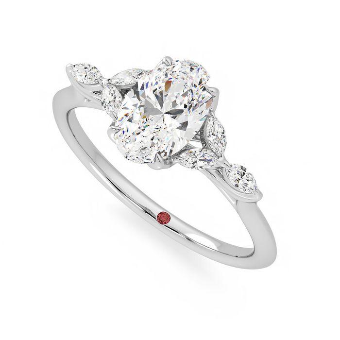 Tamora Ring - 1.00ct Oval Lab-Grown Diamond