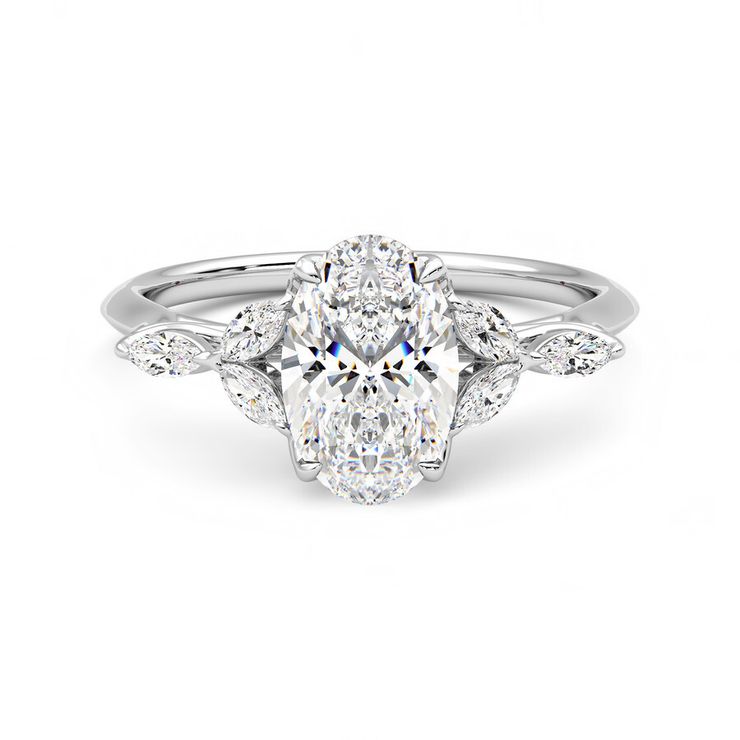 Taylor &amp; Hart Tamora Ring - 1.00ct Oval Lab-Grown Diamond Ready to Go Ring 1