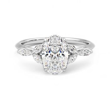 Tamora Ring - 1.00ct Oval Lab-Grown Diamond