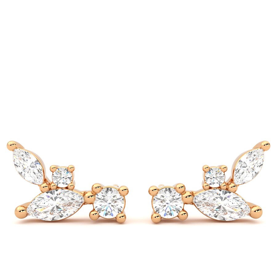 Taylor & Hart Toujours Studs Rose Earrings