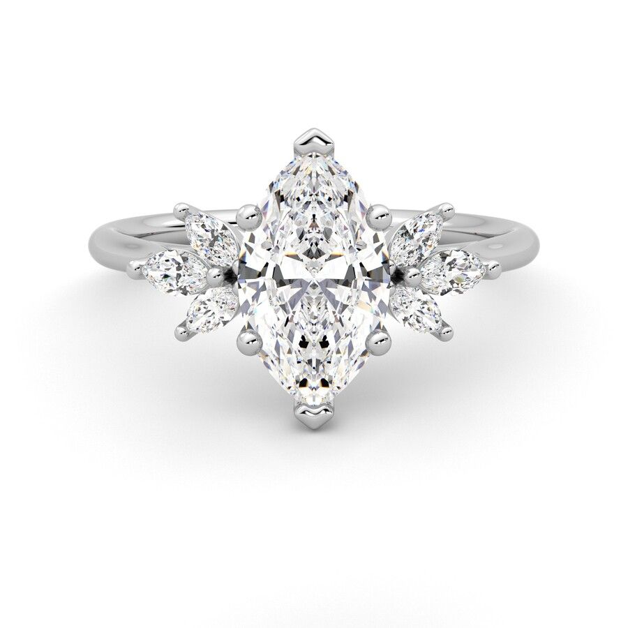 Taylor & Hart Lantana Marquise Engagement Ring 2