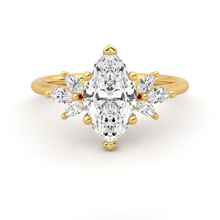 Taylor & Hart Lantana Marquise Engagement Ring 0