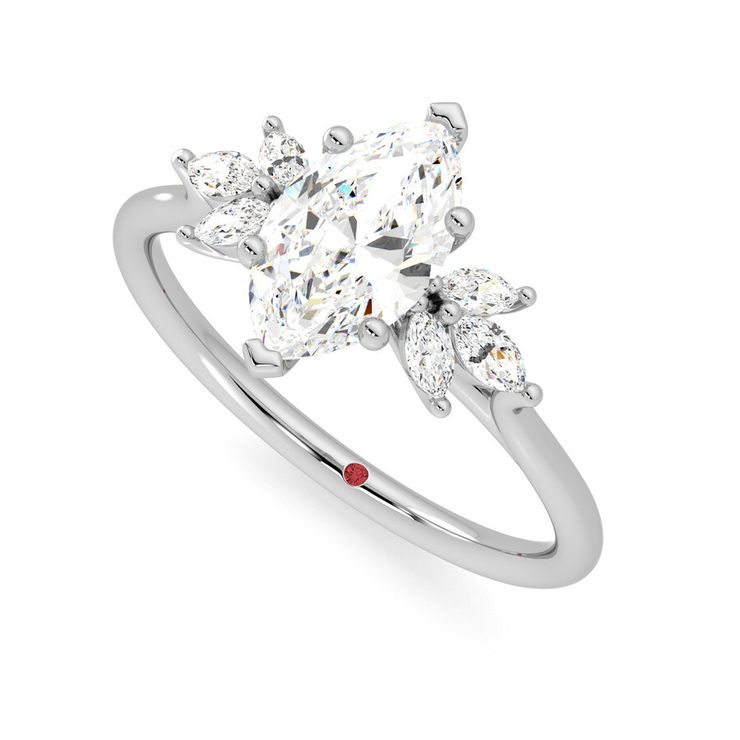 Taylor & Hart Lantana Marquise Engagement Ring 0