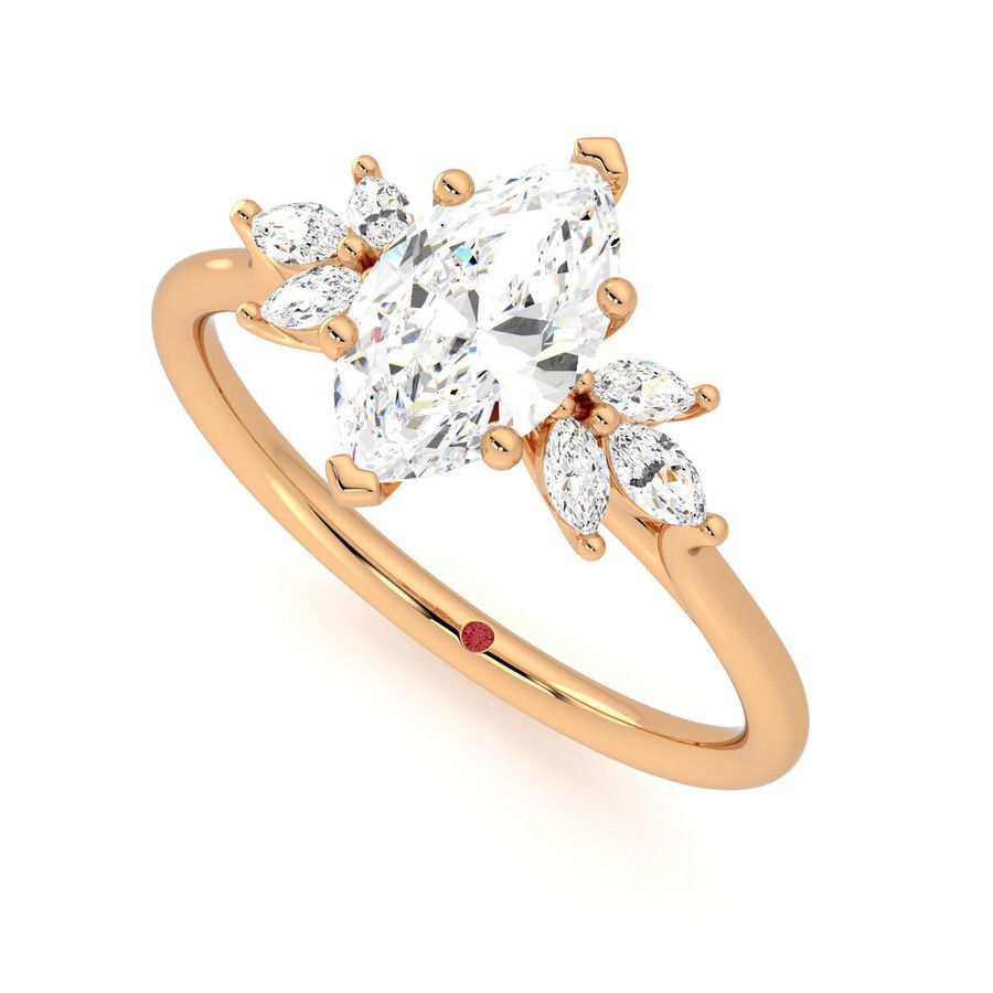 Taylor & Hart Lantana Marquise Engagement Ring 0