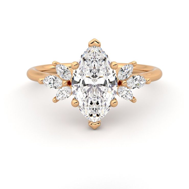 Taylor & Hart Lantana Marquise Engagement Ring 0