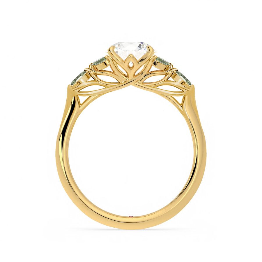 Taylor &amp; Hart Tamora Green - 1.00ct Oval Diamond Ready to Go Ring 1