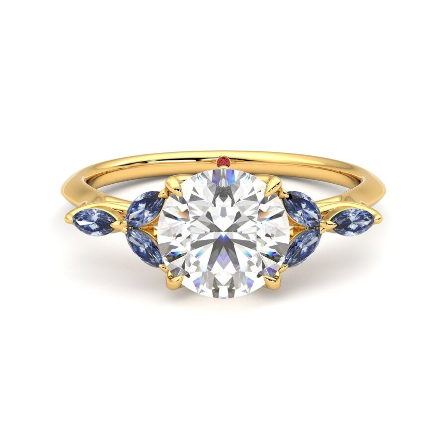 Taylor & Hart Tamora Round Engagement Ring 2