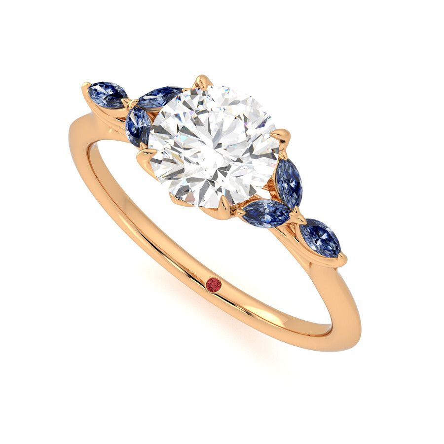 Taylor & Hart Tamora Round Engagement Ring 0