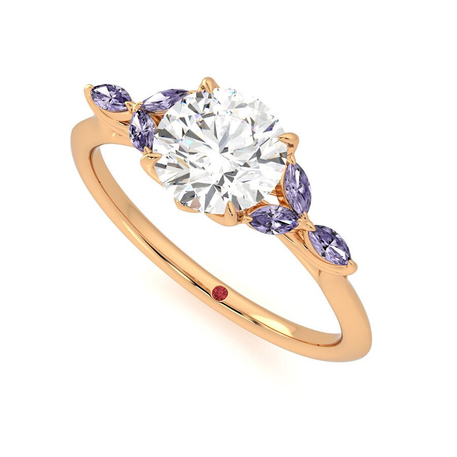 Taylor & Hart Tamora Round Engagement Ring 0