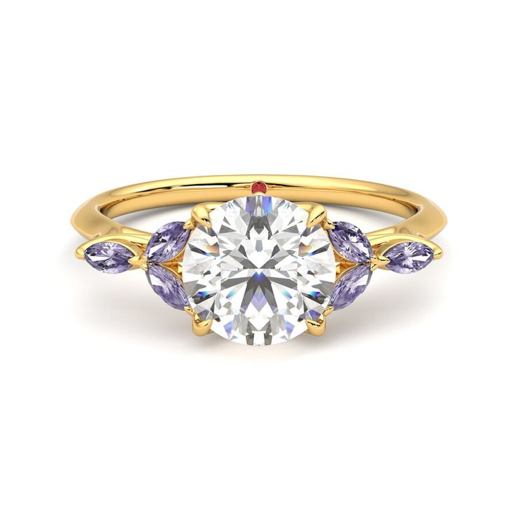 Taylor & Hart Tamora Round Engagement Ring 0