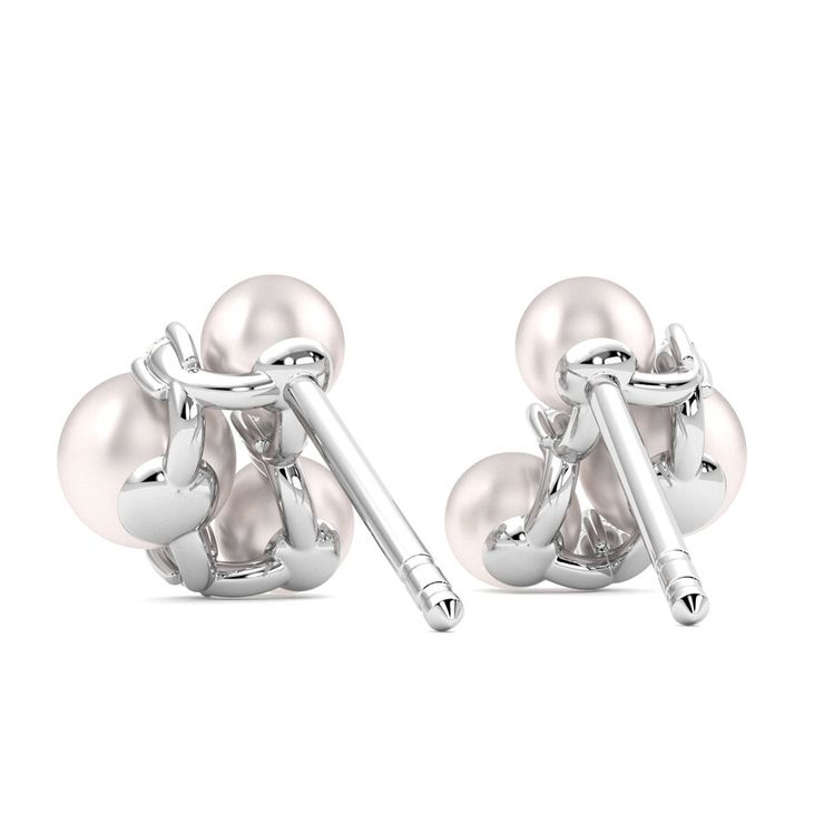 Taylor & Hart Tresor Pearl Cluster Stud Jewellery 3