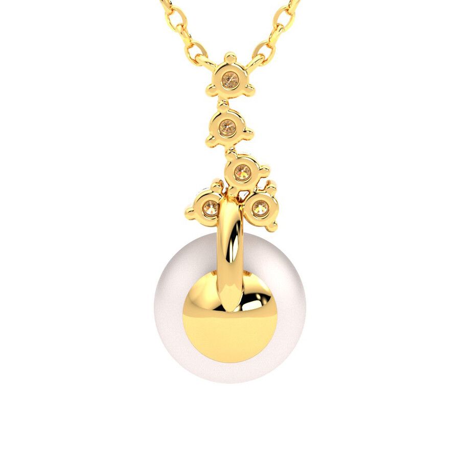 Taylor & Hart Tresor Pearl Drop Necklace Jewellery 6