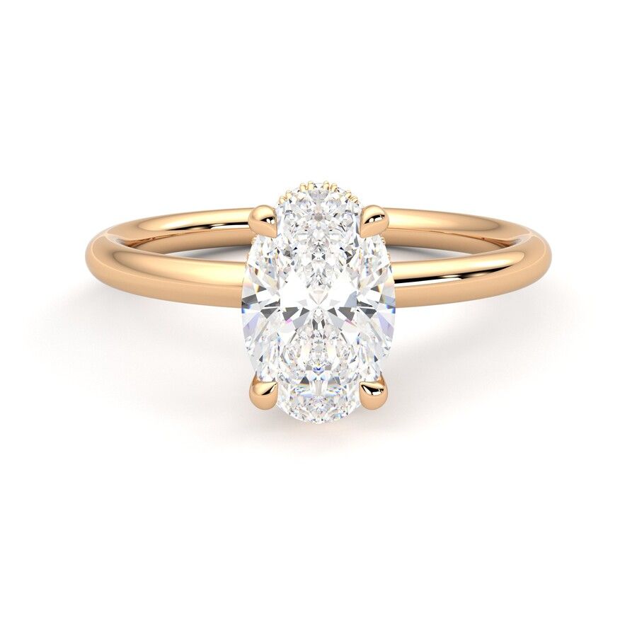 Taylor & Hart Whisper Oval Engagement Ring 0