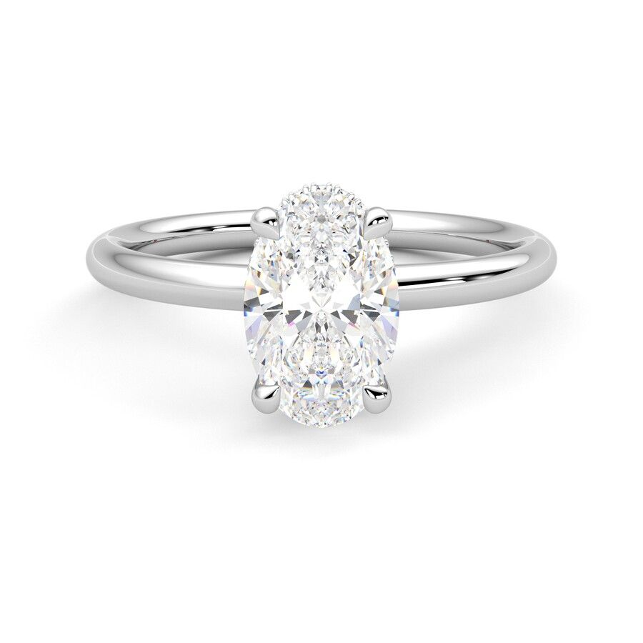 Taylor & Hart Whisper Oval Engagement Ring 2