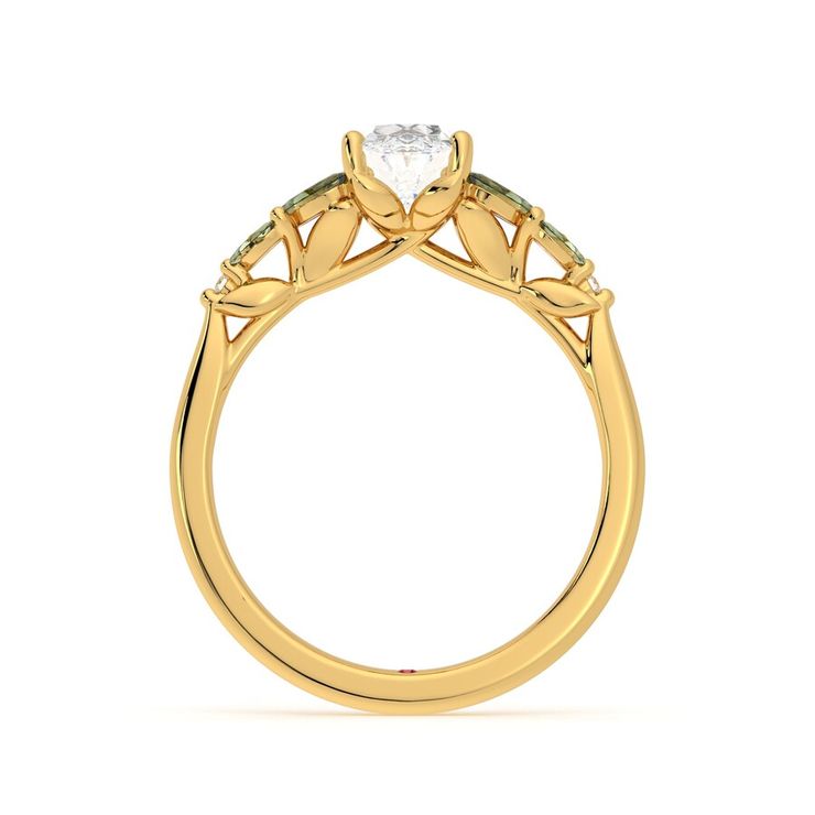 Taylor & Hart Cascade Oval Engagement Ring 1