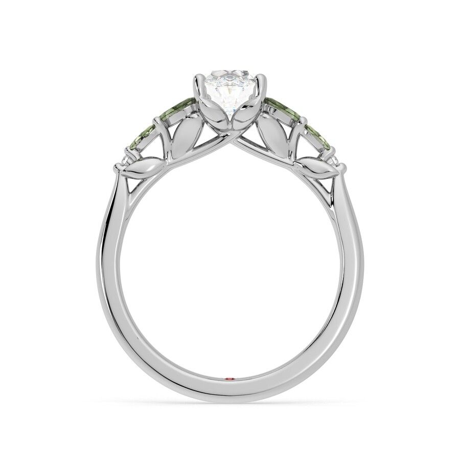 Taylor & Hart Cascade Oval Engagement Ring 1