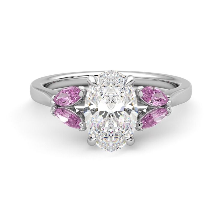 Taylor & Hart Thia Oval Engagement Ring 0