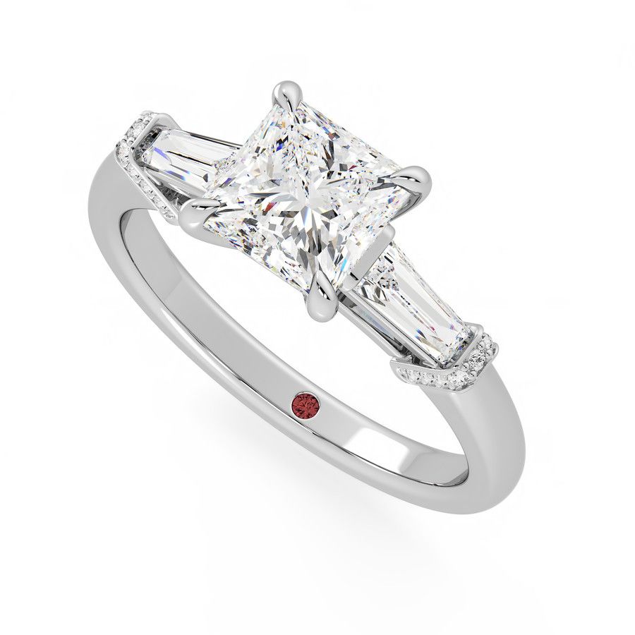 Taylor & Hart Utopia Princess Engagement Ring 0