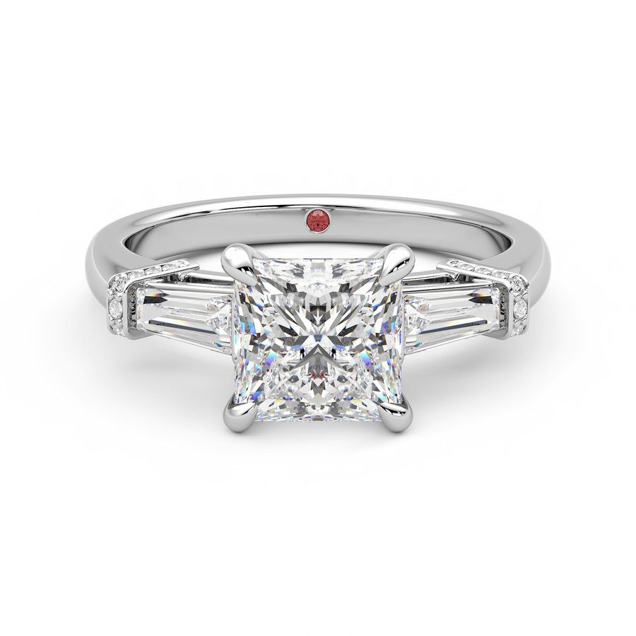 Taylor & Hart Utopia Princess Engagement Ring 0