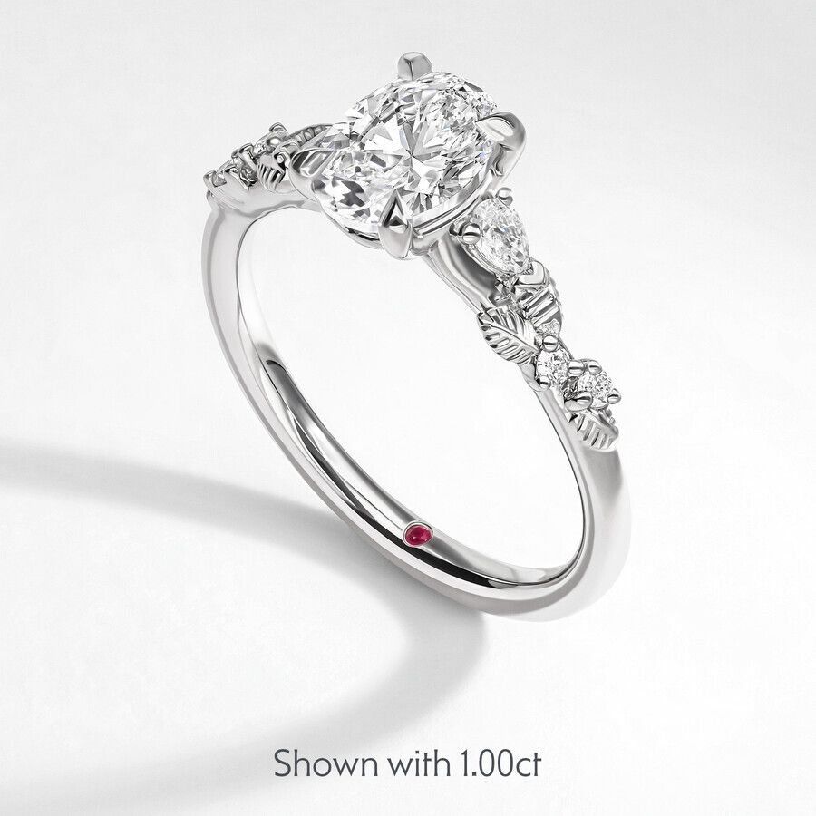 Taylor & Hart Lierre Oval Engagement Ring 4