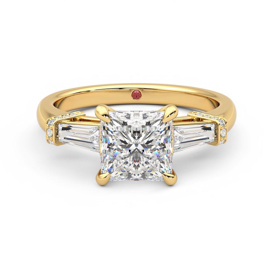 Taylor & Hart Utopia Princess Engagement Ring 0