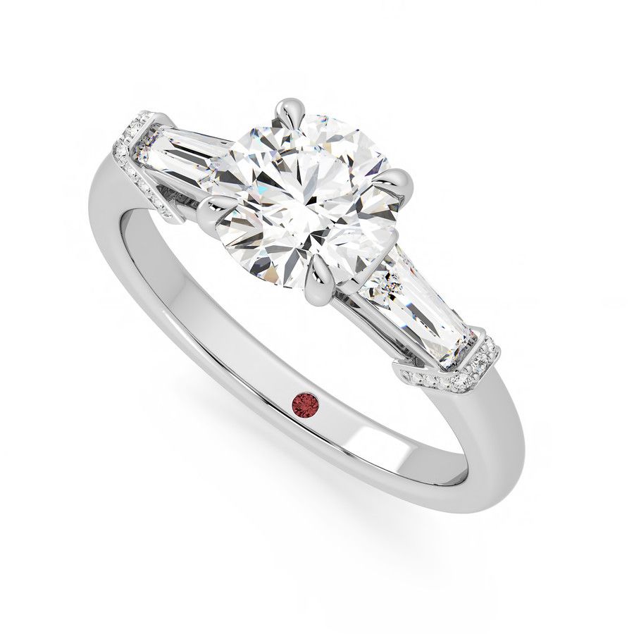 Taylor & Hart Utopia Round Engagement Ring 0