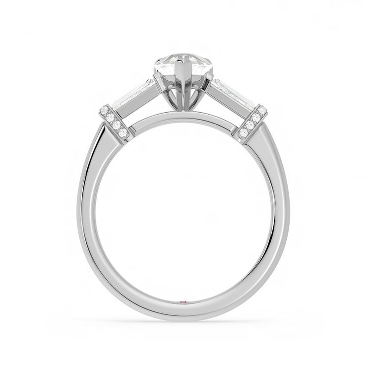 Taylor & Hart Utopia Pear Engagement Ring 1