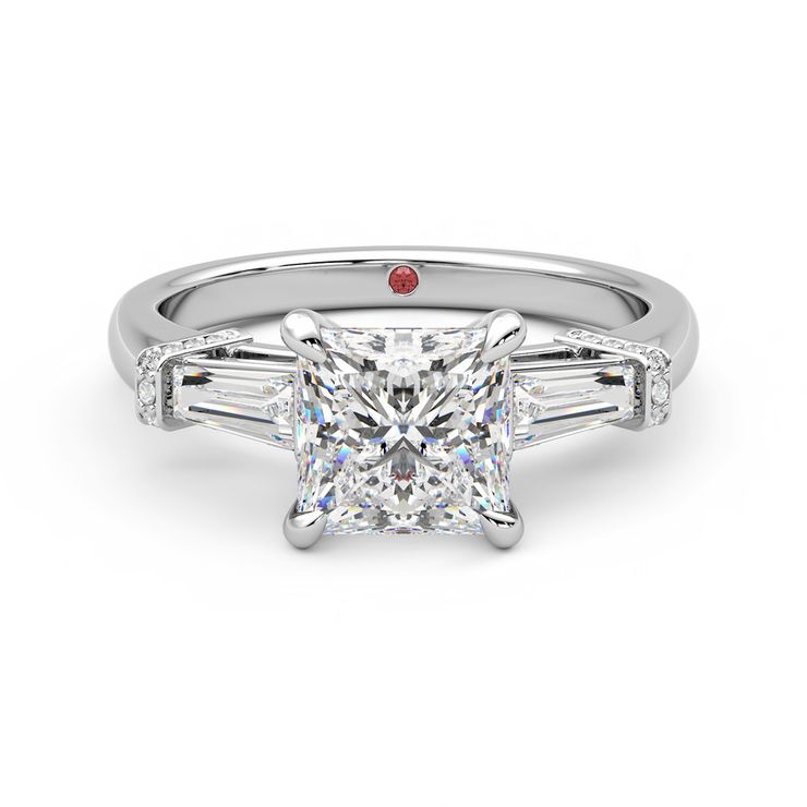 Taylor & Hart Utopia Princess Engagement Ring 0