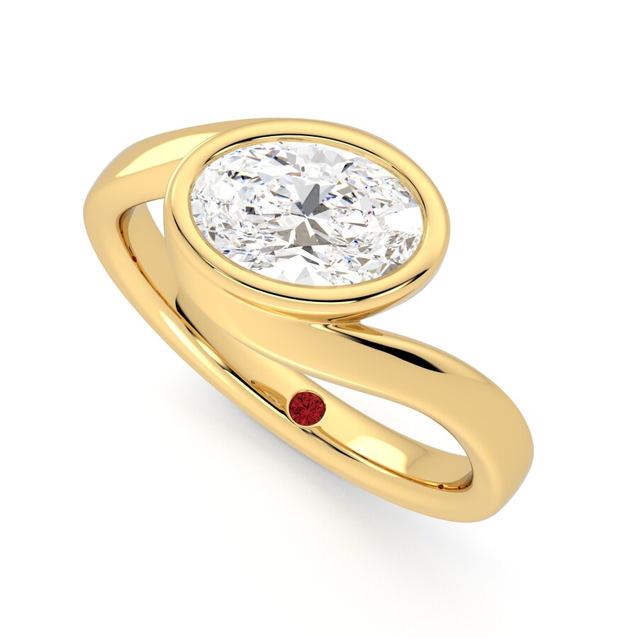 アクセサリー nalu.naru.stone515 11766-nalu-gold-yellow-oval-
