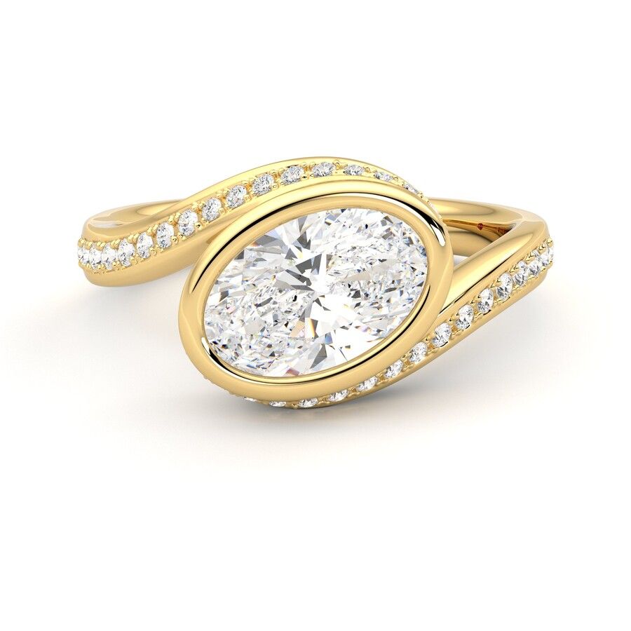 Taylor & Hart Nalu Oval Engagement Ring 0