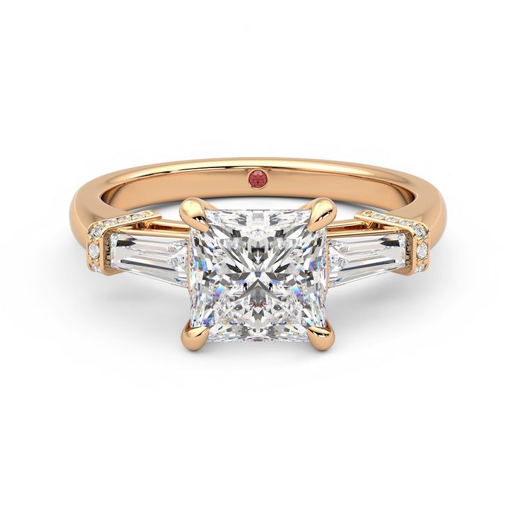 Taylor & Hart Utopia Princess Engagement Ring 0