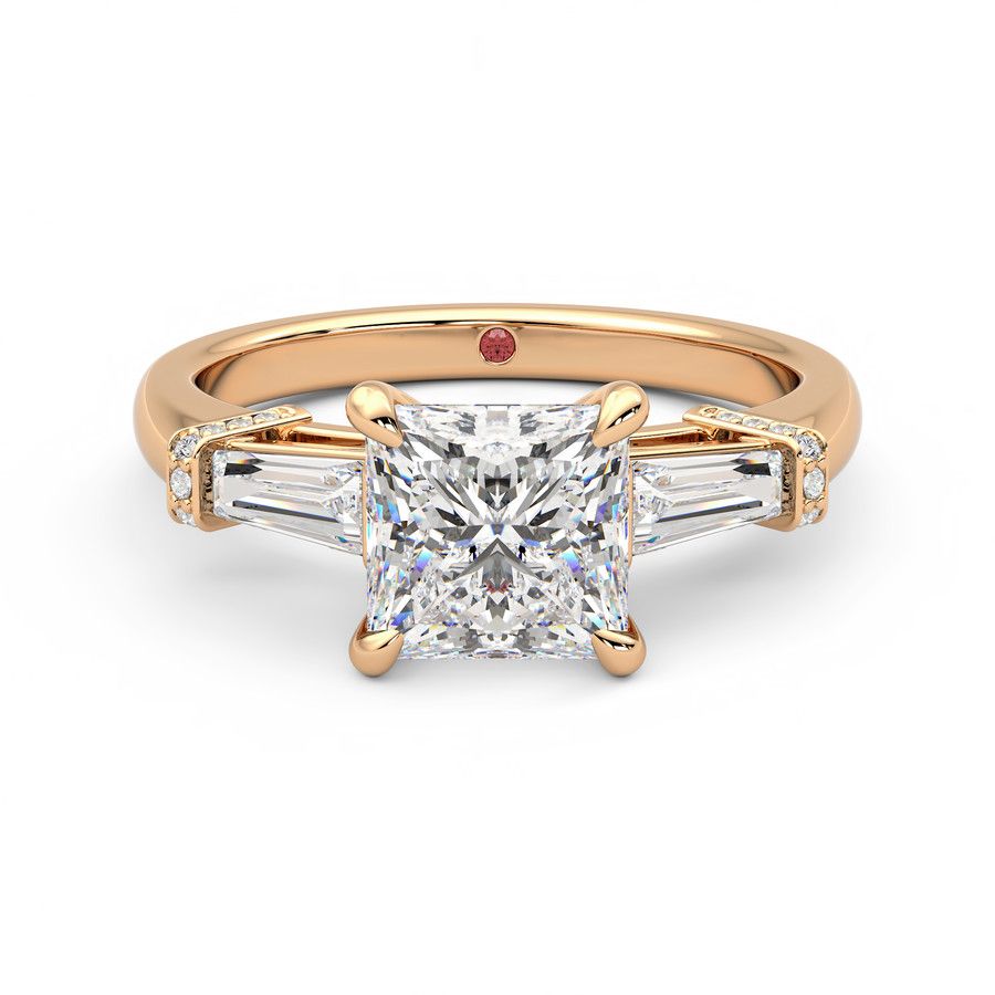 Taylor & Hart Utopia Princess Engagement Ring 0