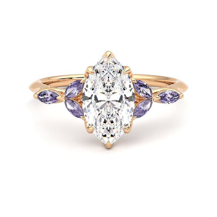 Taylor & Hart Tamora Marquise Engagement Ring 0