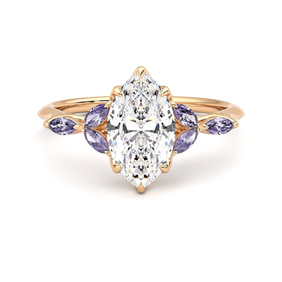 Taylor & Hart Tamora Marquise Engagement Ring 2